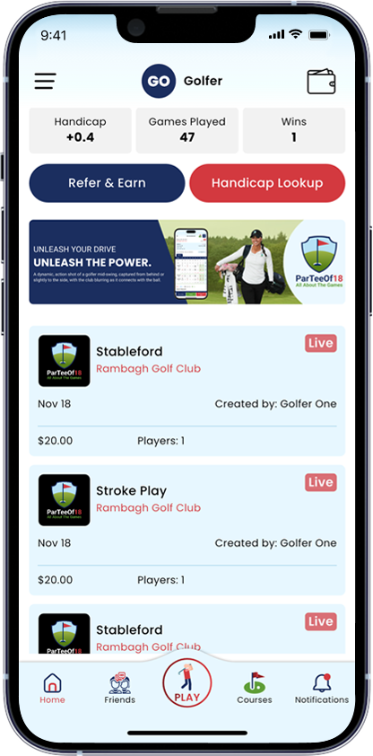 ParTeeOf18 app features overview